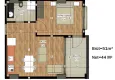 Purchase cheap 1+1 apartment directly from the owner in a new complex - Avsallar district. Suitable for short term rentals 1