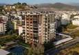 Buy Furnished one-bedroom apartment with a glazed balcony and a panoramic open view of the sea and mountains - Gazipasa 2 