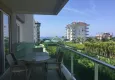 Affordable Purchase Furnished 2+1 apartment with separate kitchen, glazed balcony and sea view, Kestel district — Alanya 9 