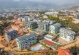 Buy 1+1 apartment with furniture and mountain views in a new complex, Oba district — Alanya 2