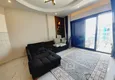 Affordable Purchase  1+1 apartment with furniture and sea views in a complex on the beachfront — Alanya, Kargicak district 8 