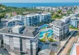 Buy 1+1 apartment with a glazed balcony and sea view, Kargicak district — Alanya 4 
