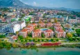Buy 4+1 garden duplex with furniture and views of the Dim River in the Kestel area 1