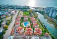Buy 4+1 garden duplex with furniture and views of the Dim River in the Kestel area 2