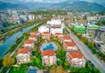 Buy 4+1 garden duplex with furniture and views of the Dim River in the Kestel area 6