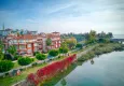 Buy 4+1 garden duplex with furniture and views of the Dim River in the Kestel area 8