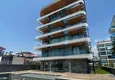 Buy Turnkey 1+1 apartment with sea view on the beachfront — Alanya, Kestel 2 