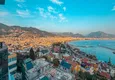 Affordable Purchase  3+1 apartment for a residence permit in Alanya, Kale district - furnished and with panoramic views of the sea and port  48 