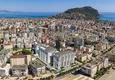 Buy Real estate in the center of Alanya - 1+1 apartment with a view of the fortress and the sea near Cleopatra beach 1 