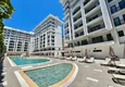 Buy Real estate in the center of Alanya - 1+1 apartment with a view of the fortress and the sea near Cleopatra beach 5 