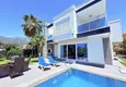 Buy 4+1 two-story private villa in Alanya — furniture, swimming pool, sea view, Kargicak district 2 