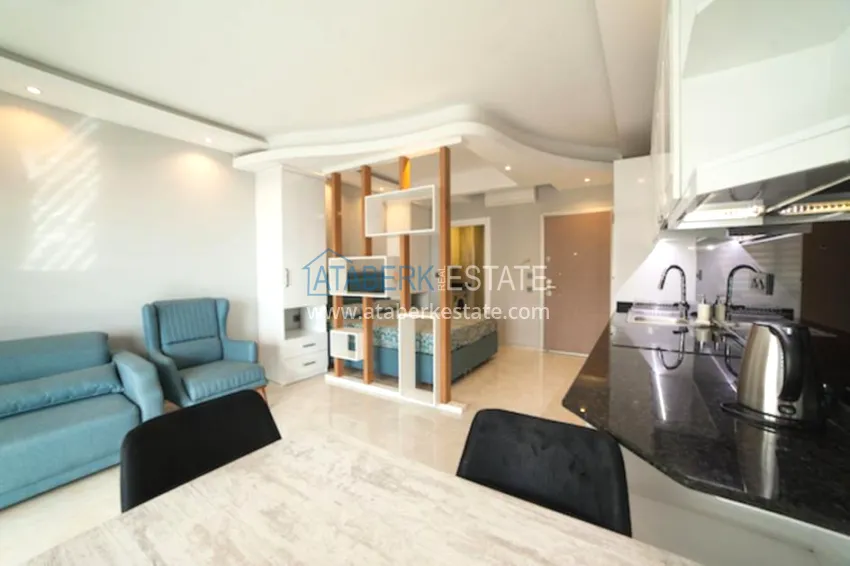 Purchase For seasonal rent studio apartment on the beachfront in Mahmutlar, Alanya B49 6 