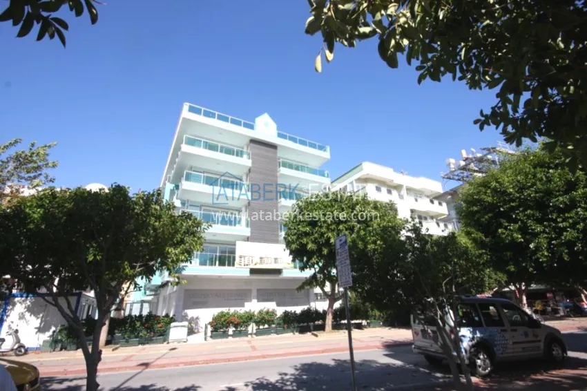 Apartments in a complex on the first coastline 50 meters from the Cleopatra Beach 2