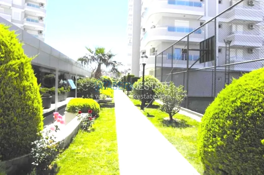 Apartments in a European complex on the first line from the sea in Tosmur 17
