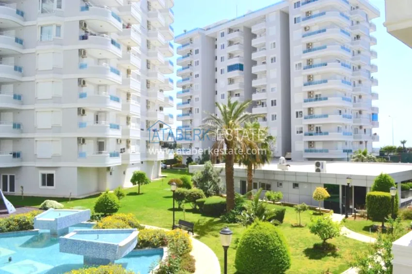 Apartments in a European complex on the first line from the sea in Tosmur 3