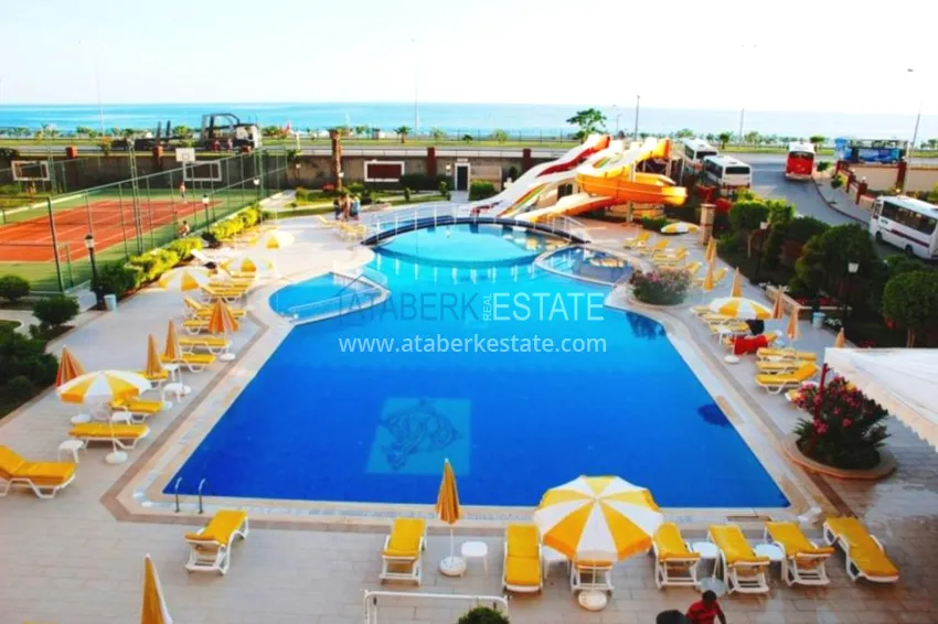 Apartments in a European complex on the first line from the sea in Tosmur 4
