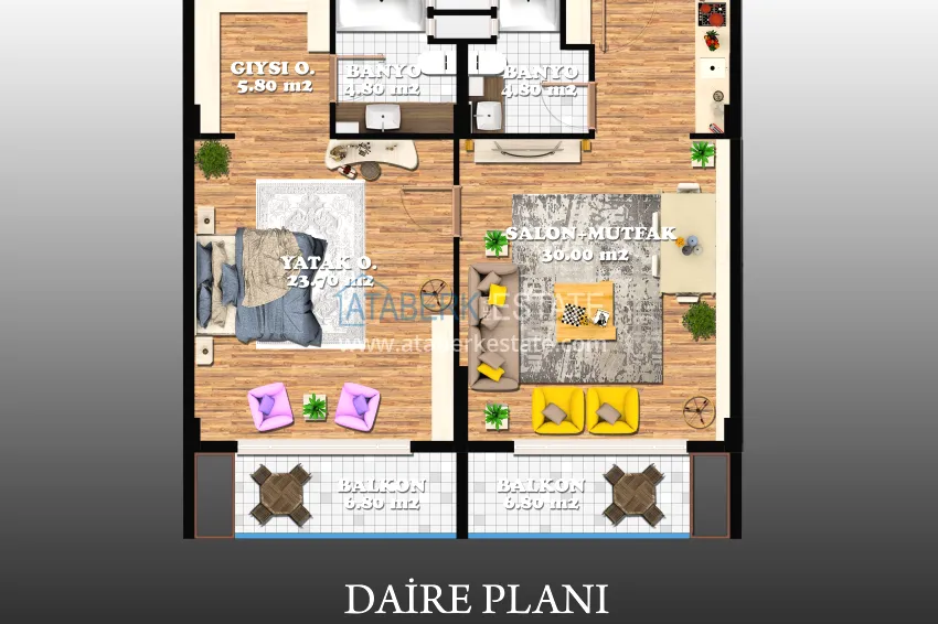 Buy cheap New investment project of a luxurious residential complex in Konakli 3
