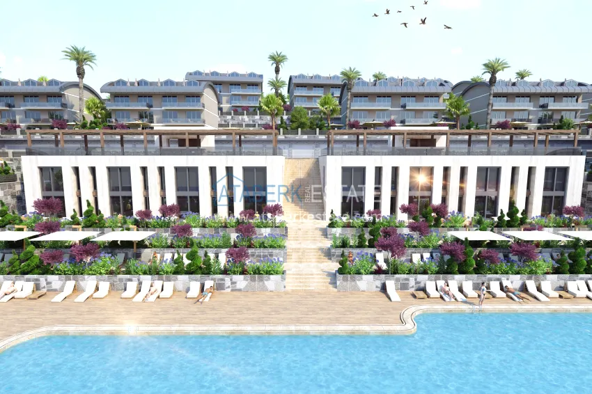 New investment project of a luxurious residential complex in Konakli 10