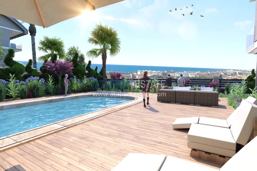 New investment project of a luxurious residential complex in Konakli 15
