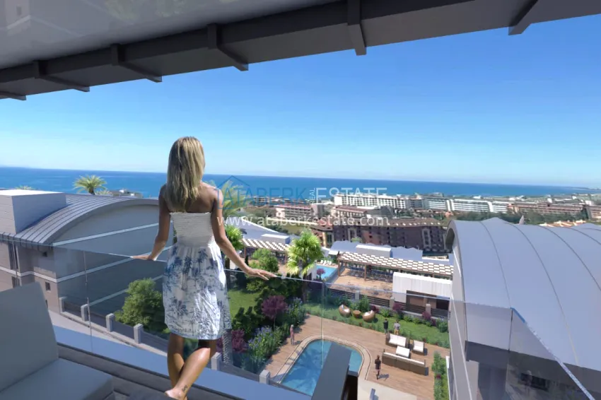 New investment project of a luxurious residential complex in Konakli 19