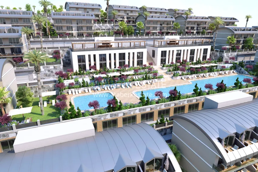 New investment project of a luxurious residential complex in Konakli 7