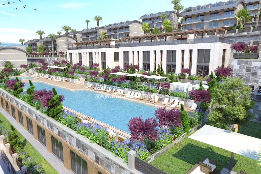 New investment project of a luxurious residential complex in Konakli 8