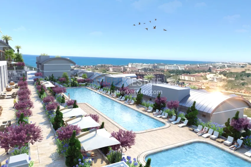 New investment project of a luxurious residential complex in Konakli 1
