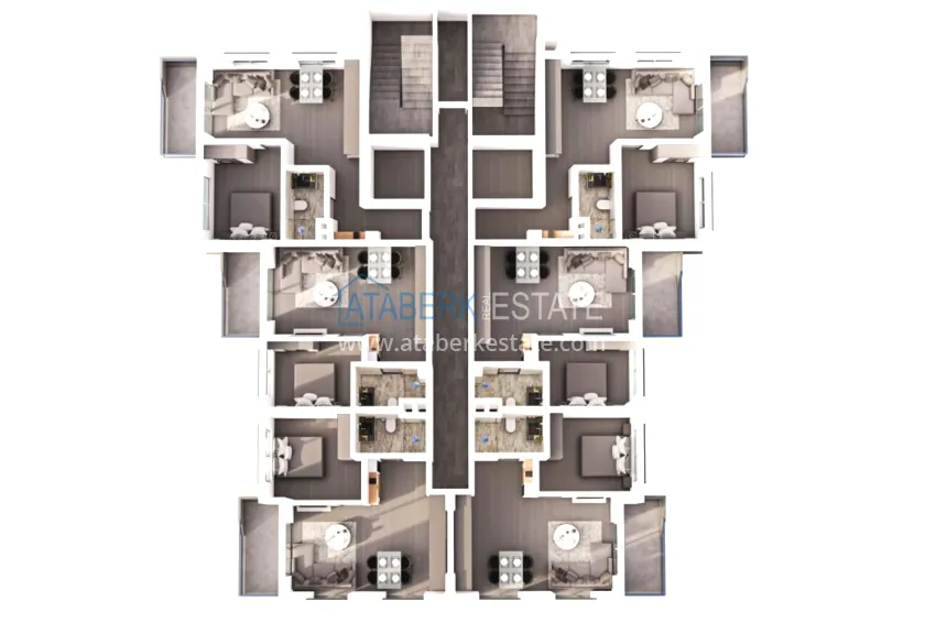 Buy cheap Investment-profitable project of a residential complex in Mahmutlar 1