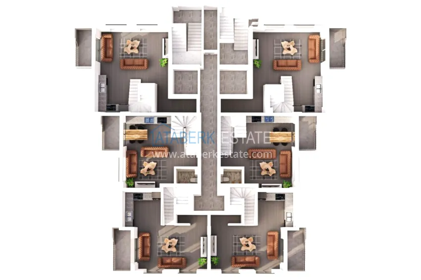 Buy cheap Investment-profitable project of a residential complex in Mahmutlar 3