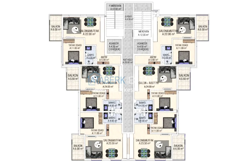 Buy cheap Investment-profitable project of a residential complex in Mahmutlar 7
