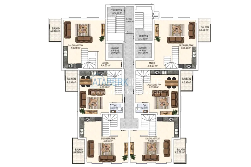 Buy cheap Investment-profitable project of a residential complex in Mahmutlar 8