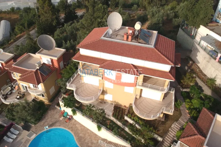 Villa in Kargicak view with furniture in a cottage complex 1 