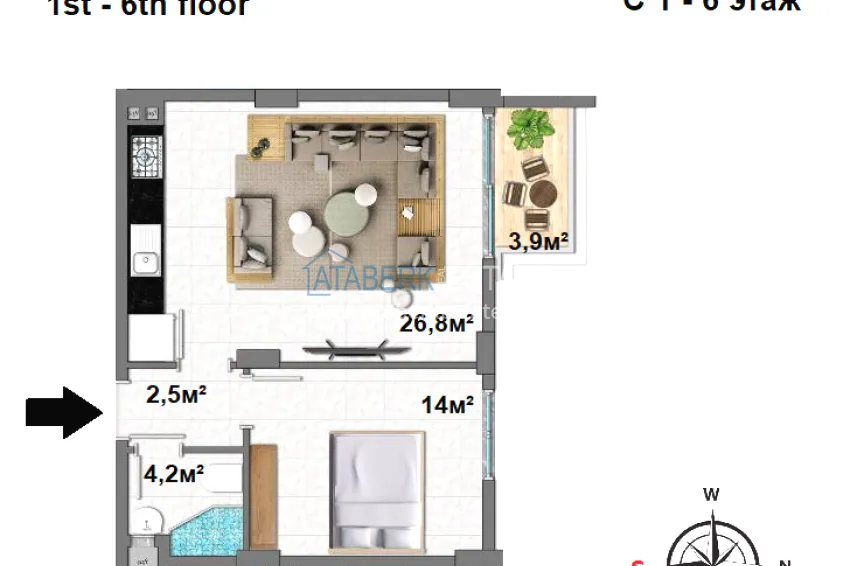 Buy cheap Apartments at affordable prices from the developer in Mahmutlar 7
