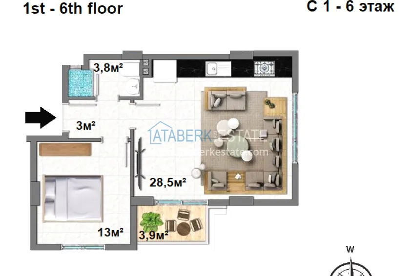Buy cheap Apartments at affordable prices from the developer in Mahmutlar 8