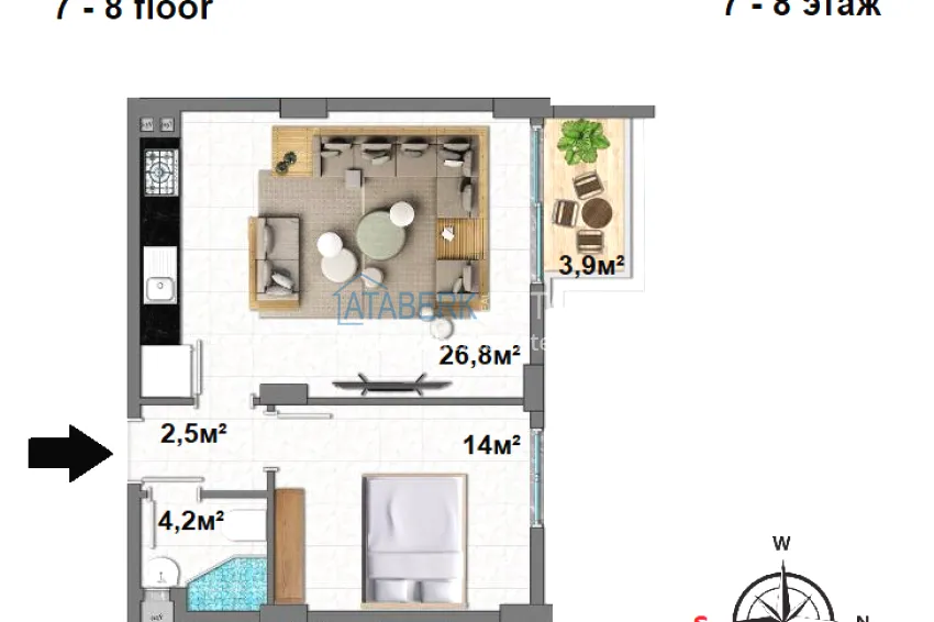 Buy cheap Apartments at affordable prices from the developer in Mahmutlar 13