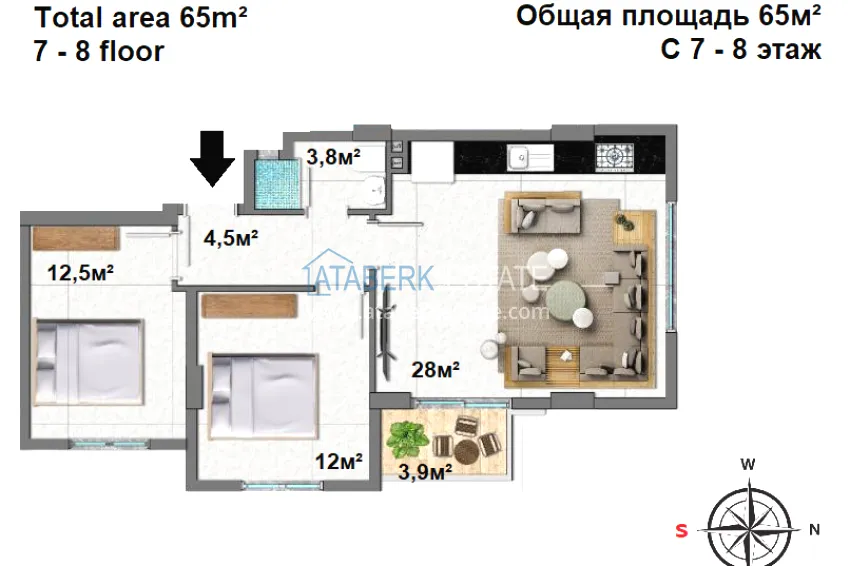 Buy cheap Apartments at affordable prices from the developer in Mahmutlar 14