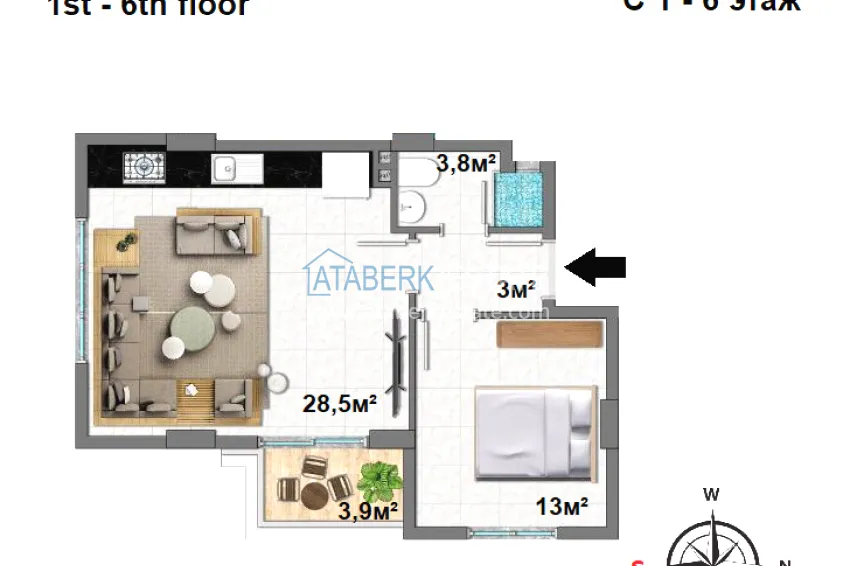 Buy cheap Apartments at affordable prices from the developer in Mahmutlar 9