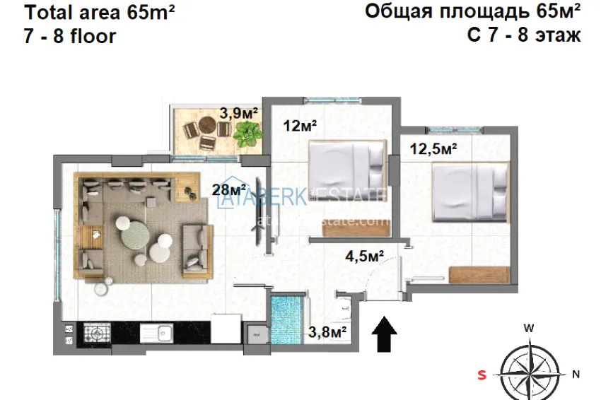 Buy cheap Apartments at affordable prices from the developer in Mahmutlar 17