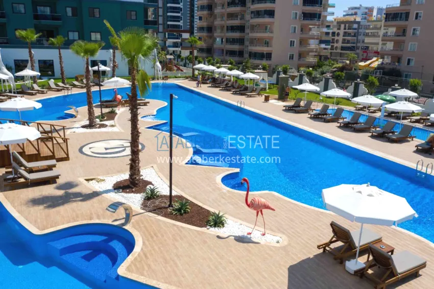 One-bedroom apartment for rent in Mahmutlar in the elite complex No. A20 4
