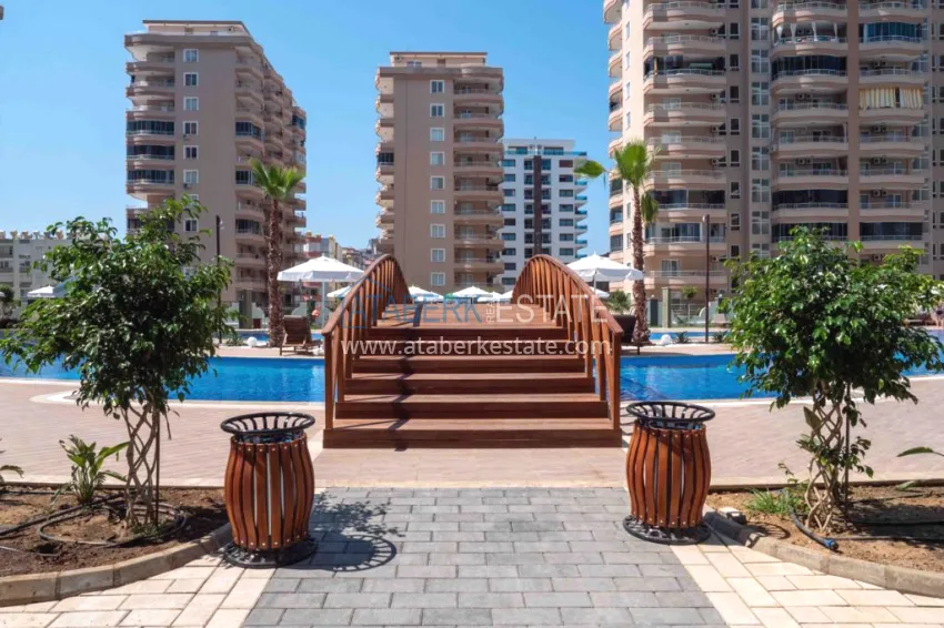One-bedroom apartment for rent in Mahmutlar in the elite complex No. A20 6