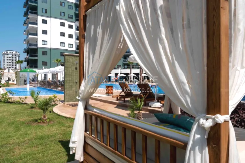 One-bedroom apartment for rent in Mahmutlar in the elite complex No. A20 13