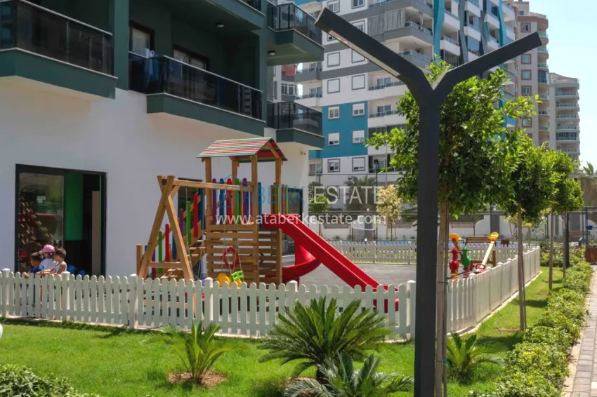 One-bedroom apartment for rent in Mahmutlar in the elite complex No. A20 14