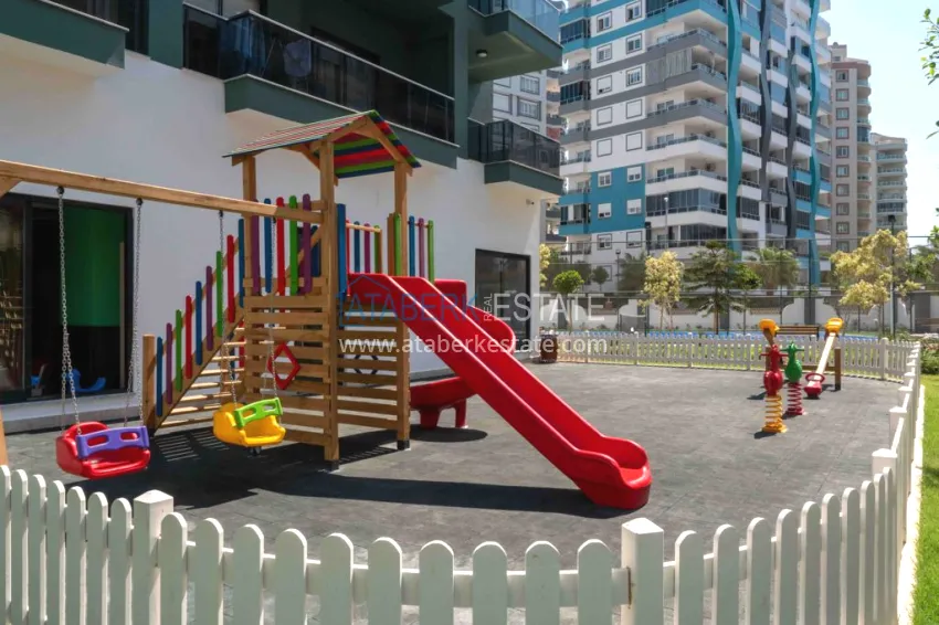 One-bedroom apartment for rent in Mahmutlar in the elite complex No. A20 15