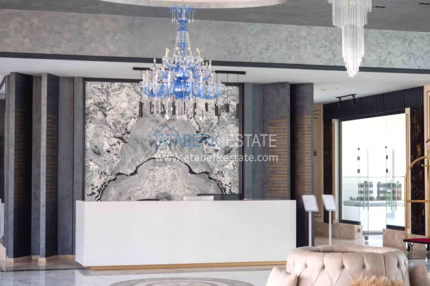 One-bedroom apartment for rent in Mahmutlar in the elite complex No. A20 22