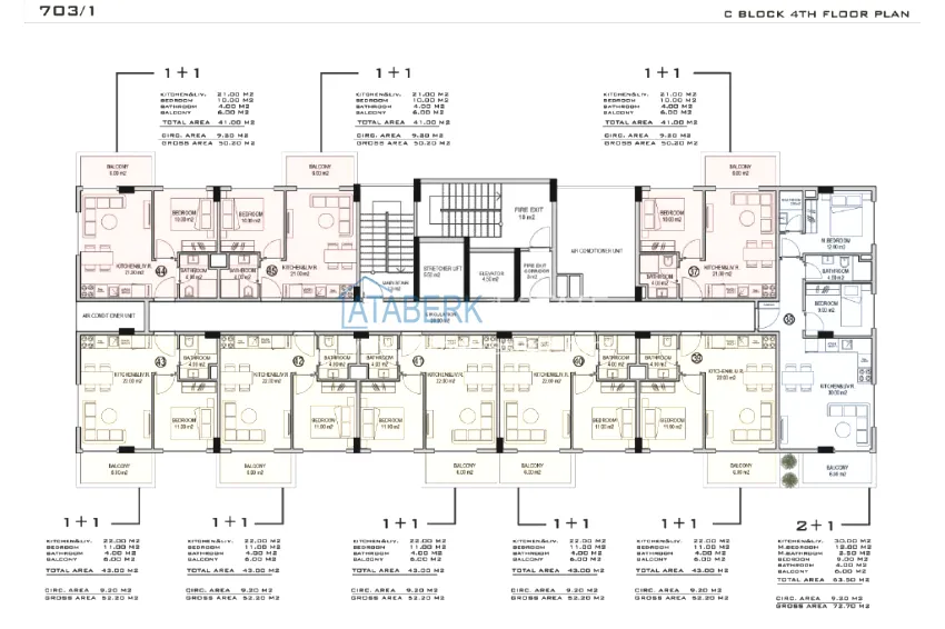 Buy cheap Modern residential complex in Demirtas, Alanya — apartments from the developer with 2-year installments 24