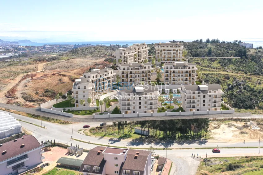 A unique project of a residential complex in the area of Turkler - Alanya 1