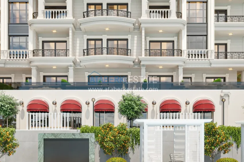 A unique project of a residential complex in the area of Turkler - Alanya 15