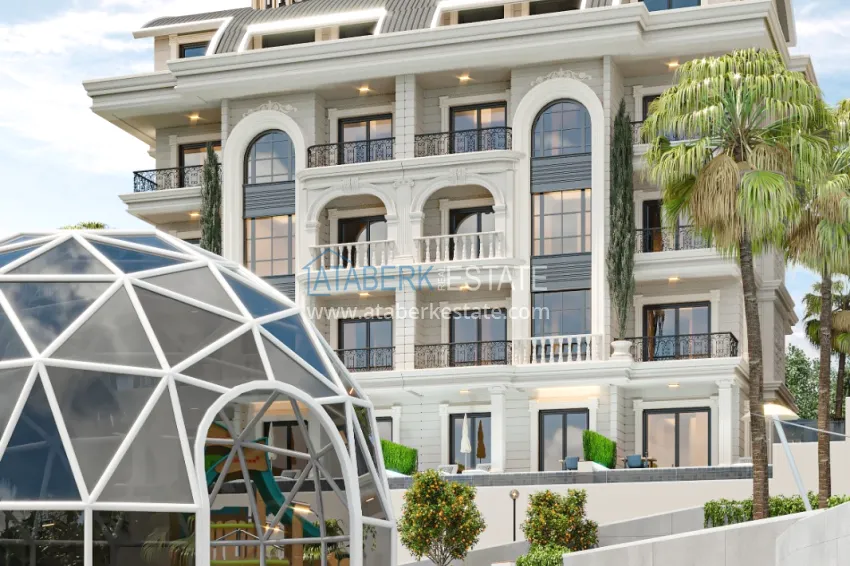 A unique project of a residential complex in the area of Turkler - Alanya 19