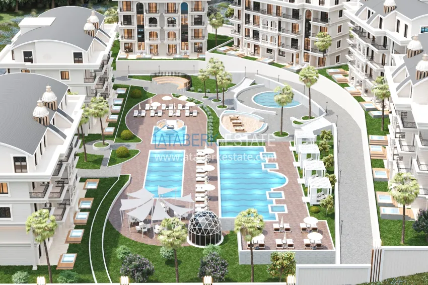 A unique project of a residential complex in the area of Turkler - Alanya 31