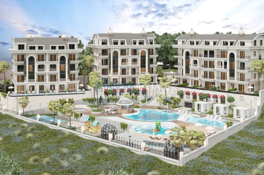 A unique project of a residential complex in the area of Turkler - Alanya 10
